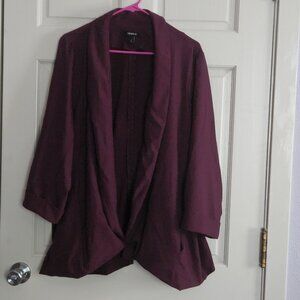 Torrid purple blazer